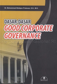 Image of Dasar dasar good corporate governance